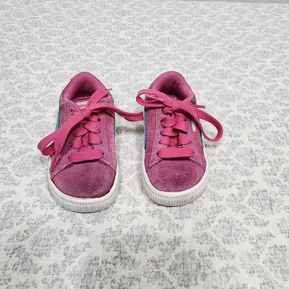 Baby Pink Puma Sneakers Size 6C